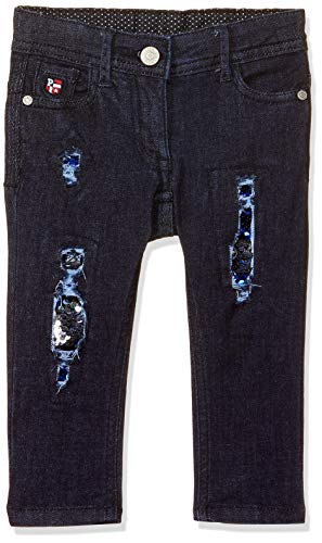 US Polo Association Baby Girl's Jeans (UGJN5216_Mid Blue_12t)