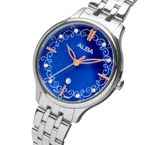 Alba Blue MOP Patterned Dial-AH7CR5X1