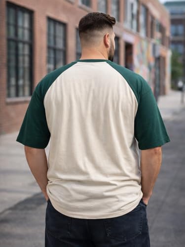 Veirdo Men’s Pure Cotton Half Sleeve Plus Size Graphic Printed T-Shirt, Stylish Comfortable & Durable Tees, Sizes: 3XL to 5XL (PS_VR_OTW_SW_BB_4XL)
