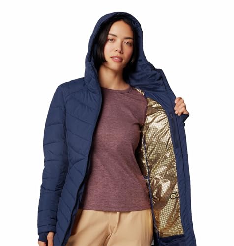 Columbia Womens Joy Peak II Mid Jacket, Collegiate Navy, M