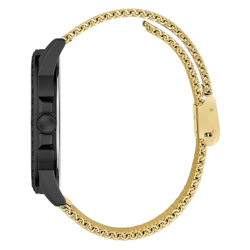 GUESS Breaker Men Black Round Dial Analog Watch - U1434G2M