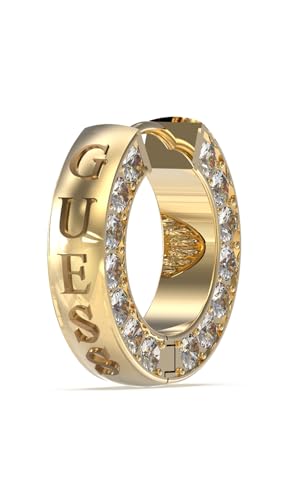 GUESS Circle Lights Gold-Plated Stainless Steel Earrings For Women | Hypoallergenic | Lightweight & Durable | Perfect For Gifting