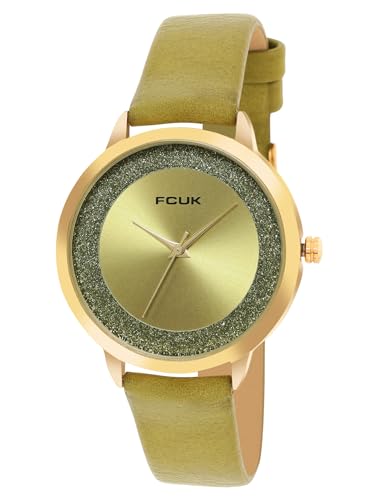 French Connection Analog Green Dial Women's Watch-FK00025C