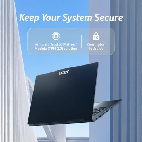 acer TravelLite Smart FHD TL04-51M Laptop, Intel Core i5 1334u 13th Gen 8 Core with 8GB Ram / 512GB NVMe SSD/Intel Iris Xe Graphics/Windows 11/14 Inch / 3 Year Brand Warranty