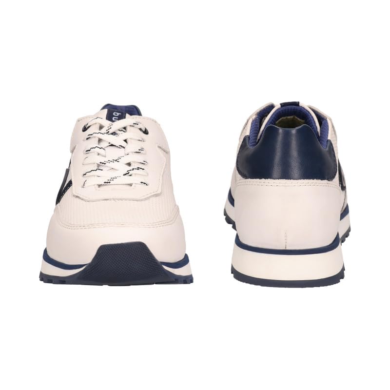 Bugatti Garnet Evo White Leather Mens Sneakers - Euro 41