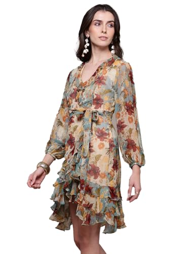 Label RITU KUMAR Powder Blue Trinity Short Dress