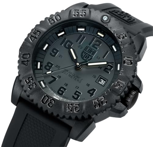 Luminox - Original Navy Seal X3.CZ51.BO - Mens Dive Watch - Watches for Men - 44mm - Swiss Quartz - 200M Water Resistant - Hardened Mineral Crystal - CARBONOX Case - Always Visible - Swiss Made