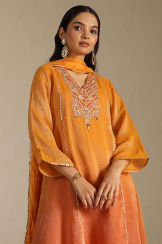 Soch Women's Tissue Salwar Suit Set (OWA5CD22217_Orange