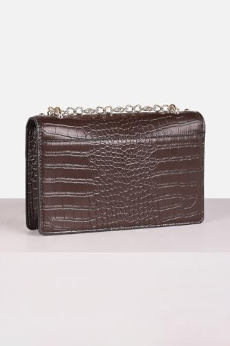 Allen Solly Animal Textured Structured Sling Bag