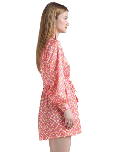 ONLY Women's Polyester A-Line Mini Dress (Moonlite Mauve) - SaumyasStore