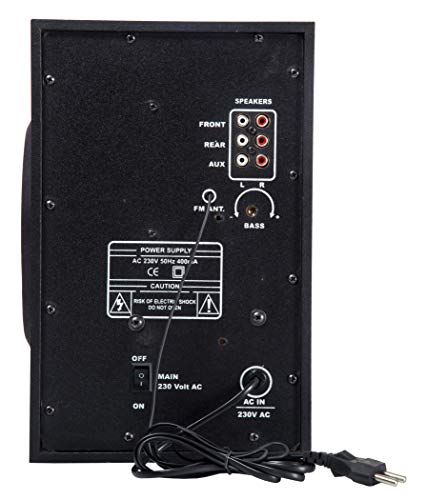 TRONICA BT555 4.1 Home Theater System with Bluetooth/FM/USB/Aux/TV Support & Remote Control Home Dj Night, Extra Base Wireless Amplifier, Bluetooth Multimedia Speaker (6inches Woofer 90W Output)