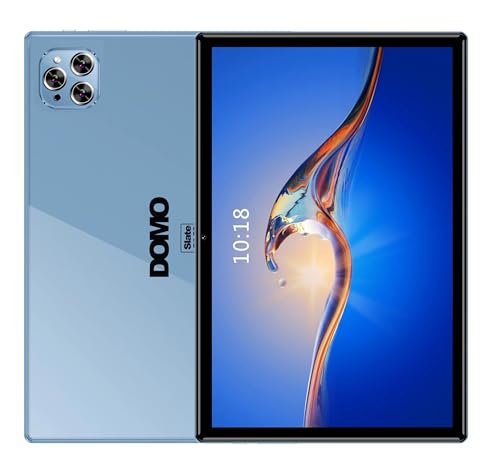 DOMO Slate SL39 10.1-Inch 4G Tablet PC, 4GB RAM + 32GB inbuilt Storage,1TB Expandable, Dual SIM Slot, Bluetooth, Octa Core CPU, GPS, [Blue]
