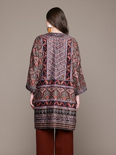 Aarke Ritu Kumar Multi Velvet Shrug Multicolour