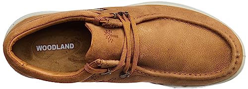 Woodland Men's Cashew Brown Leather Casual Shoe-9 UK (43 EU) (GC 3446119NW)
