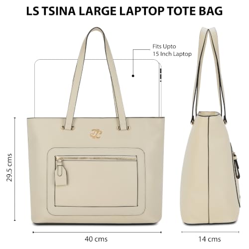 Lavie Signature Women's Tsina Large Tote Handbag | Tote Bag for Work | Ladies Purse | Stylish Shoulder Bag | Gift for Women