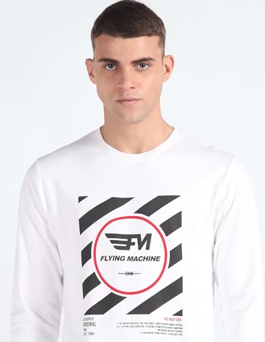 Crew Neck Brand Print Sweatshirt