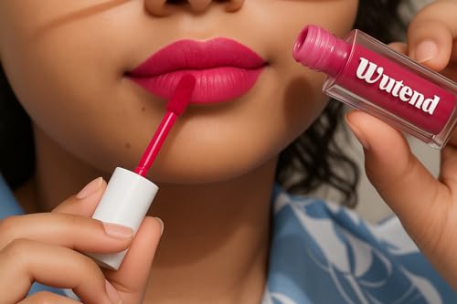 WUTEND Matte Liquid Lipstick Set, 4 Pink Shades, Long-lasting Formula