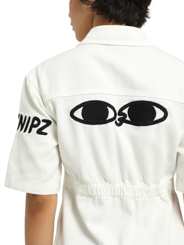 ONLY Women's Regular Fit White Dress