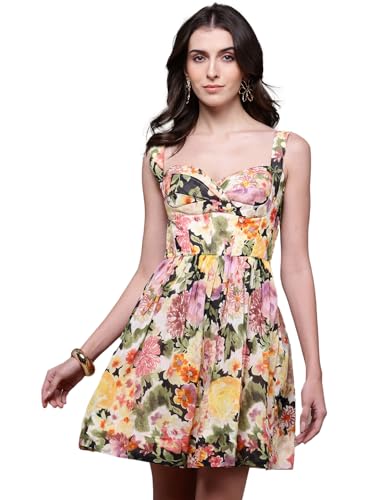 Label RITU KUMAR Black Dahlia Short Dress