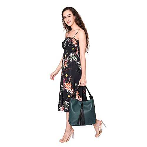 Caprese womens TIRIL HO Large DARK TEAL Hobo