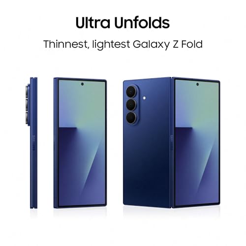Samsung Galaxy Z Fold7 5G Mobile with Galaxy AI (Silver Shadow, 12GB RAM, 512GB Storage), Ultra Sleek Design with 200MP Camera, Ultra-Smooth Gaming with Powerful Snapdragon 8 Elite, Google Gemini