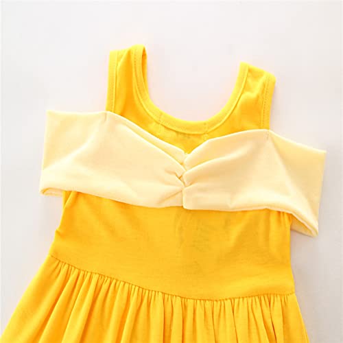 YUPPIN New Baby Girl Clothes Girls Dress Party Princess Summer Cosplay Baby Girl Fashion; Bellie 3-4 Years