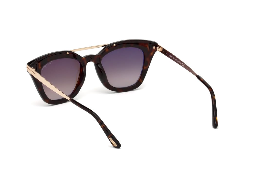 Tom Ford Sunglasses FT 0575 Anna- 02 52G dark havana/brown mirror