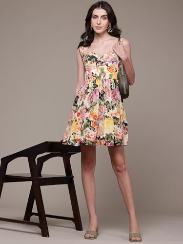 Label RITU KUMAR Black Dahlia Short Dress