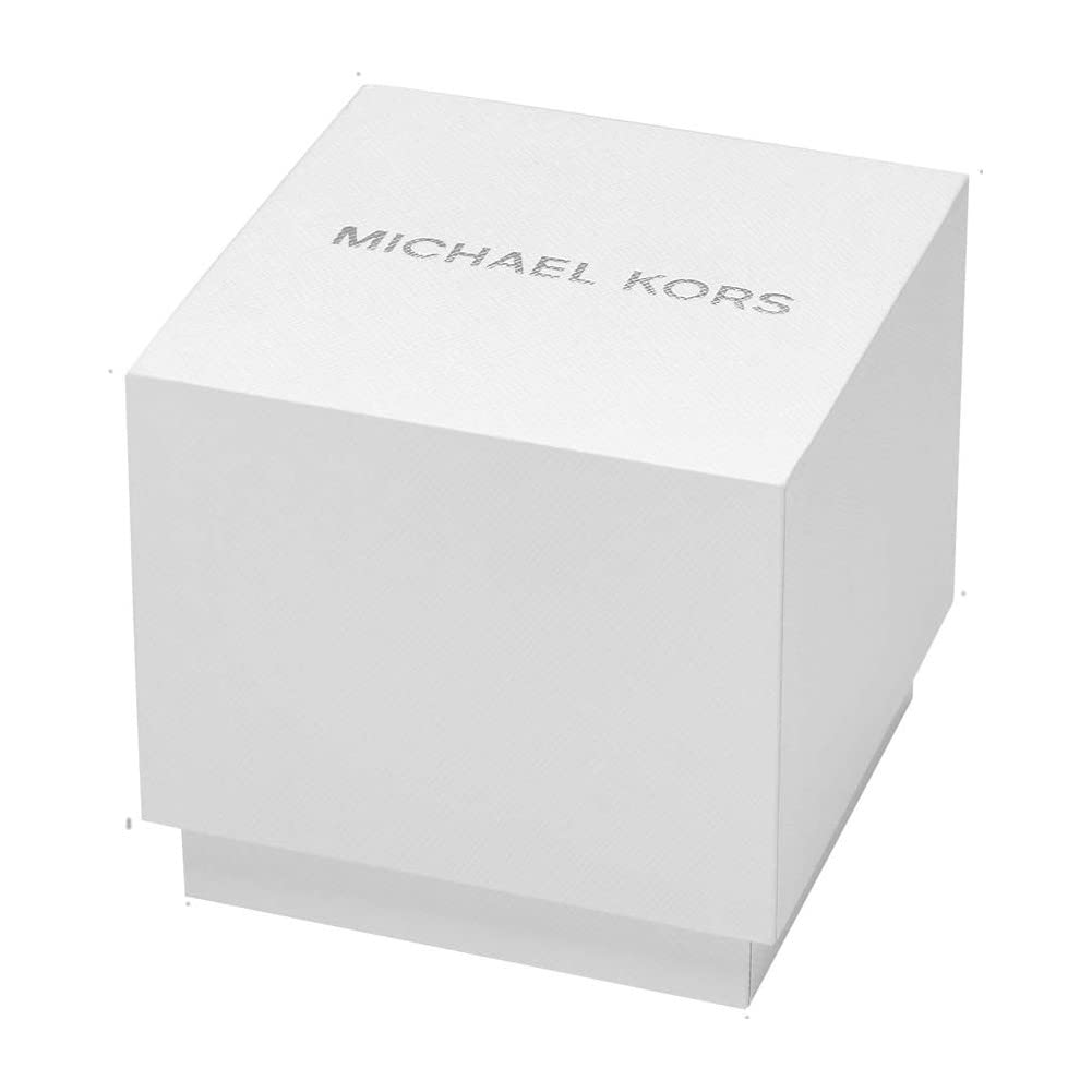 Michael Kors Outlet Charley Silver Quartz Metal Watch MK4432