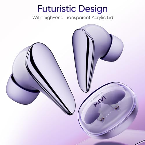 Mivi DuoPods i7 Earbuds - Step into The 3rd Dimension of Sound with 3D Soundstage, High Fidelity Drivers, Advanced Audio Codec for Lossless Audio, etc.