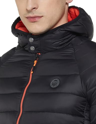 U.S. Polo Assn. Men's A-Line Coat (USJCK0515_Black