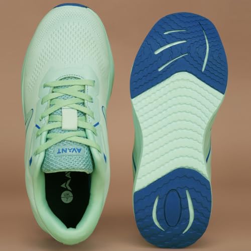 AVANT Womens RunAir X1 Running Shoes (Mint_UK4)