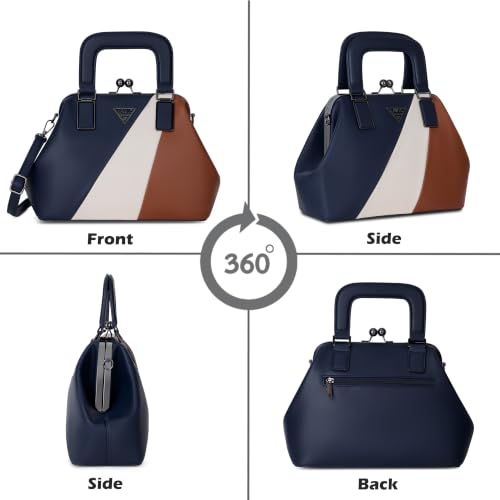 Lavie Signature Women's Macon Frame Satchel Bag | Satchel Handbag for Work | Ladies Purse | Stylish Shoulder Bag | Gift for Women