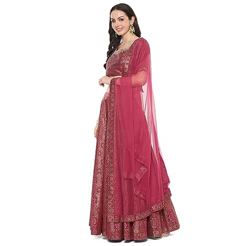 BIBA Women Cotton Blend Meganta Poly Dupion Straight Readymade Kurta Set (Skdasrtd8935Aw23Mgt_Purple_Large)