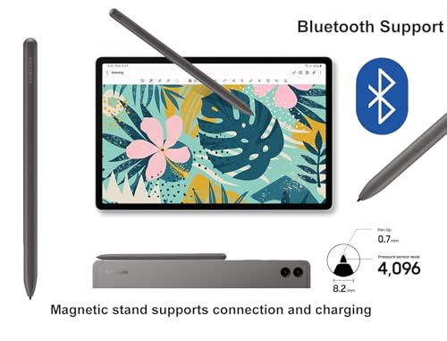 SAMSUNG Galaxy Tab S9 FE+ Plus Android Tablet (12.4” Touchscreen, 8GB RAM, 256GB Storage, Long Battery Life, S Pen, 1 Front Camera + 2 Rear Cameras, Lightweight Durable Design) SM-X610