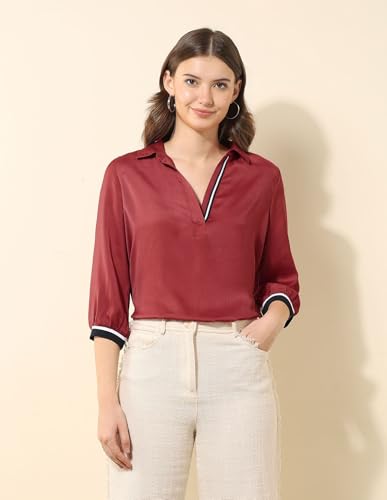 U.S. POLO ASSN. Women's Regular Fit Shirt (UWSS25SHT205