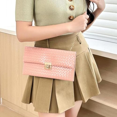 CALANDIS™ Women Clutch Elegant Handbag Pouch Purse Crossbody for Party Travel Shopping Pink | Womens Handbags & Bags