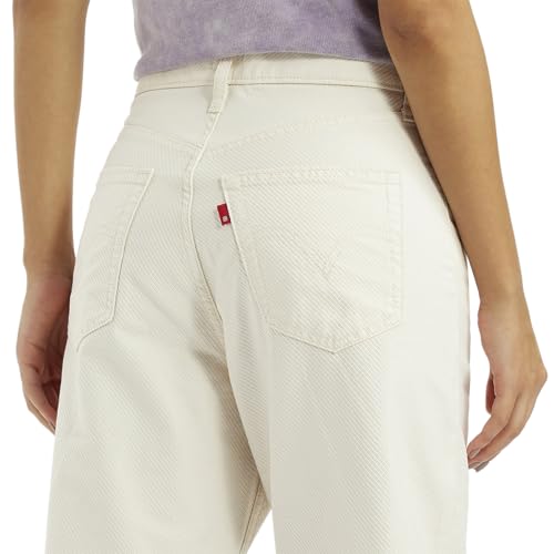 Levi's Women's High Rise Ribcage Straight Fit Off-White Jeans
