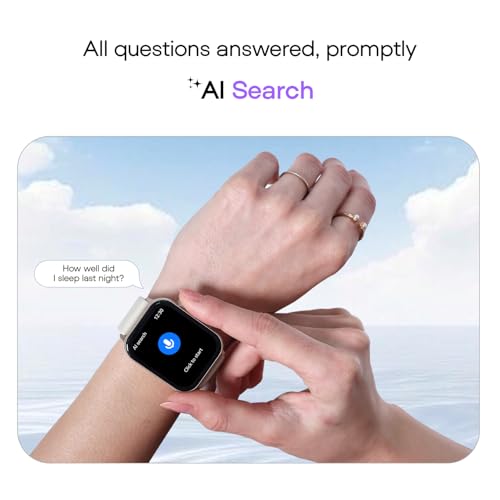 Noise Icon 5 Smartwatch with AI Watch Faces & AI Search, 1.95” AMOLED Display, 10 Days Battery, Bluetooth Calling, 100+ Sports Modes, IP68 (Space Blue)