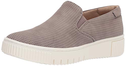 SOUL Naturalizer Womens Tia Fabric Almond Toe Casual Slide, Mushroom, Size 7.0