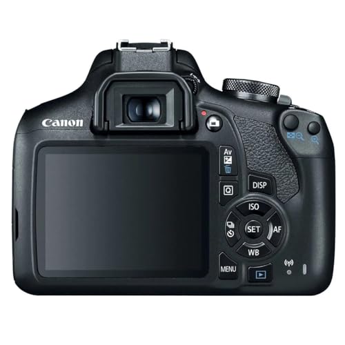 Canon EOS Rebel T7 DSLR Camera with 2 Lens EF-S 18-55mm + EF 75-300mm Lens, Bundle with 32GB Card, Filter Kit, PC Software Package, 1-Year Limited Warranty