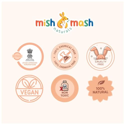 Mishmash Naturals Beetroot Lip Balm for Kids, Ages 3-14, 3g