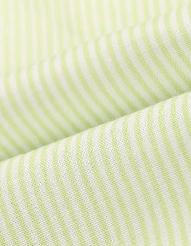 U.S. POLO ASSN. Vertical Striped Regular Fit Shirt (UWSS25SHT211_Green_S)