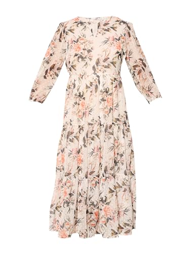 ONLY Women Fit and Flare Multicolor Dress