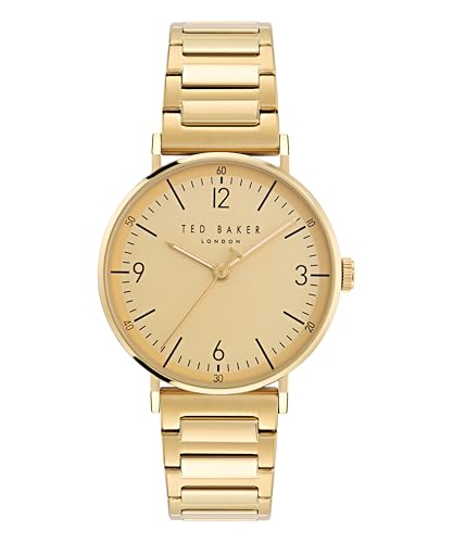 Ted Baker Phylipa Gents Timeless 41 mm Gold Dial Men Analog Watch- BKPPGF405
