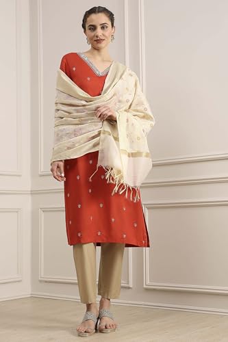 Biba Women Multi Polyester Yarndyed Dupatta_FREE SIZE