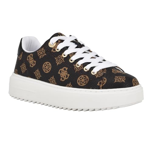 Guess Denesa Women's Sneaker, mid-brown, 8 UK