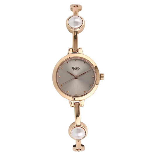 Titan Autumn-Winter 19 Analog Rose Gold Dial Women's Watch NM2576WM01/NN2576WM01/NP2576WM01