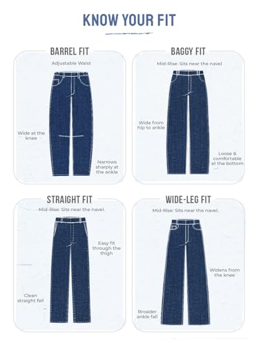 The Souled Store Wide-Leg Denim: Frosted Blue Eyelet Accent Women and Girls Button Closure Light Blue Washed Solid Cotton Denim Wide Leg Fit Everyday Denim Jeans