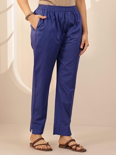 Libas Women's Cotton Kurta Set (9967H_Blue